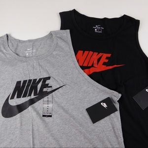Nike Tank Top Bundle 2 Shirts 100% Cotton NWT